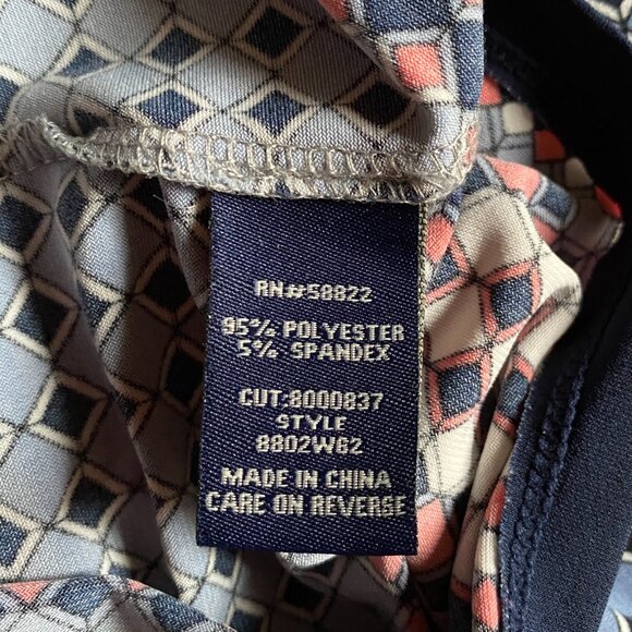 MAX EDITION Geometric Pattern Float Dress Size Small - Picture 8 of 12